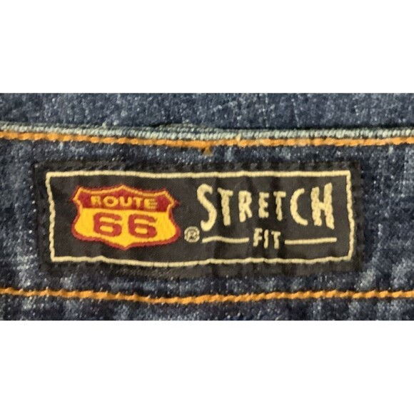 Route 66 Skirt Womens 8 Jean Denim Stretch 5 Pocket Vent Blue Vintage - Picture 7 of 9